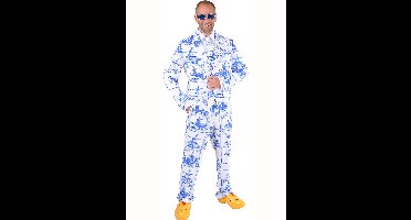 Magic kostuum Delfts blauw