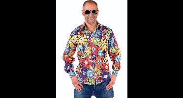 70's Blouse Hippie smile
