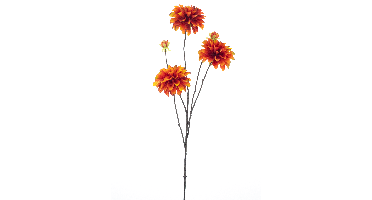 Dahlia spray Capitolorange 89cm