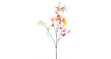 Mixed flower spraymixed red 119cm