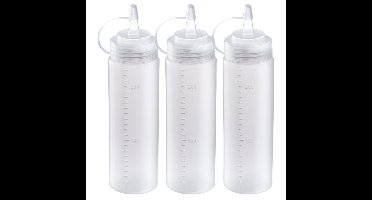 Westmark 3 knijpflessen, 240 ml