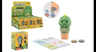 Dinosaurus sticker stamper 100 stickers