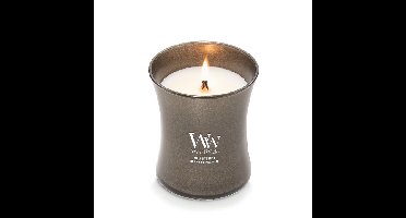 WoodWick melanite mist medium candle - gunmetal