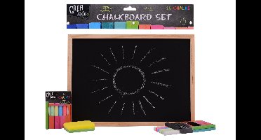 Crea Kids Krijtbord 29x21 cm met accessoires