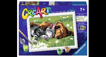 Ravensburger creart serie E sleeping cats and dogs
