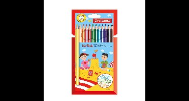Stabilo trio dikke kleurpotloden 12 stuks