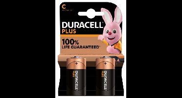 Duracell Plus Alkaline 100 C 2 pack LR14
