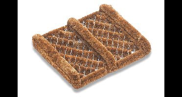 Hamat Cocosbuitenmat Draco schoenveger 30x36cm