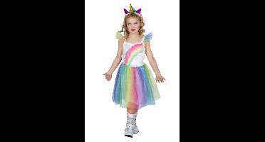 Eenhoorn jurk regenboog