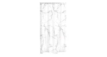 Wicotex douchegordijn 180x200 textiel Marmer wit.