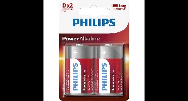Philips Power Alkaline D/LR20 blister 2