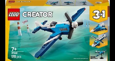 LEGO® Creator 31160 Luchtvaart: racevliegtuig