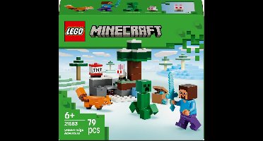LEGO® Minecraft 21583 Steve's avonturen in de taiga