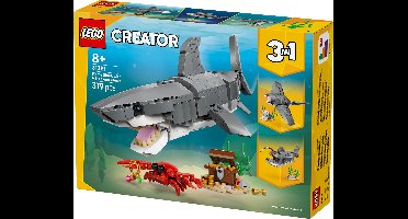 LEGO® Creator 31381 Wilde Haai met Schatkist