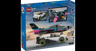 LEGO® City 60489 stadsjetvliegtuig versus raceauto