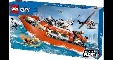 LEGO® City 60504 Kustwachtreddingsboot met helikopter