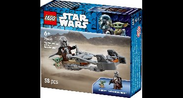 LEGO® Star Wars 75436 De Mandaloriaan en Grogu op hun Speeder Bike