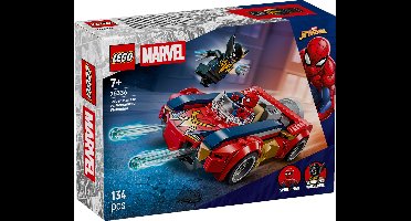 LEGO® Super Heroes 76336 Spider-Man Auto versus Wolverine met Venom-effect.