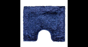Wicotex toiletmat 60x50cm uni blauw