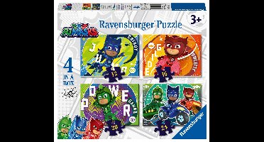 Ravensburger puzzel PJ masks 4in1box 12+16+20+24 stukjes
