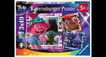 Ravensburger puzzel trolls 2 world tour 3x49 stukjes