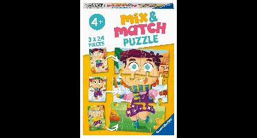 Ravensburger puzzel Kleurrijke kleding 3x24 stukjes