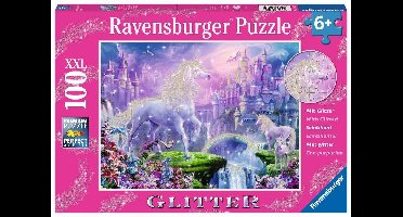 Ravensburger puzzel Koninkrijk van de Eenhoorns (glitter)100 XXL stukjes