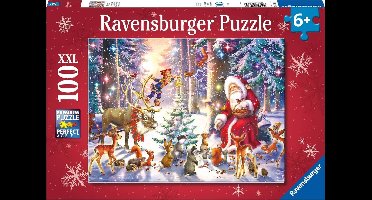 Ravensburger puzzel 100 stukjes Kerstmis in het bos
