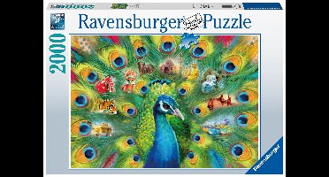 Ravensburger puzzel Land of the Peacock 2000 stukjes