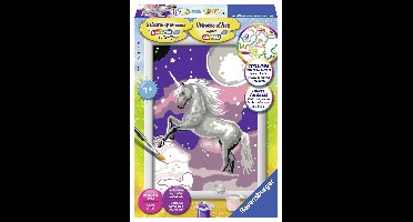 Ravensburger schilderen op nummer eenhoorn