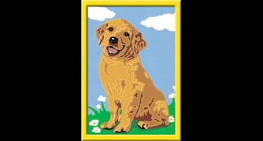 Ravensburger schilderen op nummer Lieve puppy