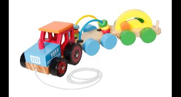 Beeboo Trektractor met 2 aanhangers