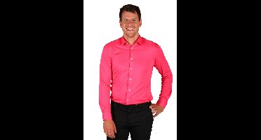 Herenhemd Basic colour pink