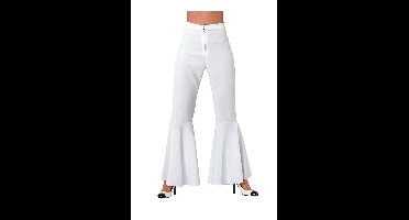 Hippie broek dames wit
