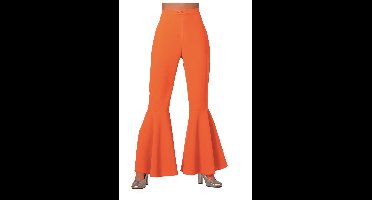 Hippie broek oranje dames