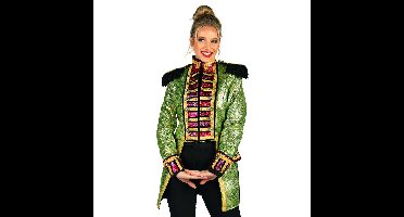 Damesjas Metalic Fiesta groen