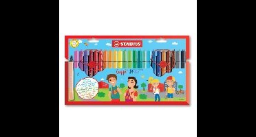 Stabilo Cappi viltstiften 24 stuks etui