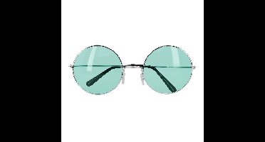 Partybril Hippie XL groen