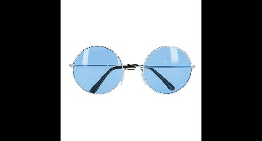 Bril Hippie XL blauw