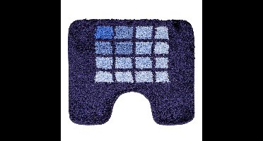 Wicotex toiletmat 50x60 cm blauw blok