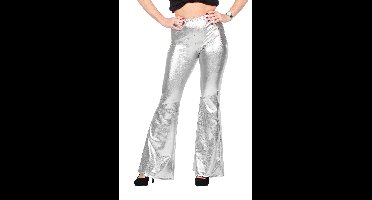 Flared legging zilver