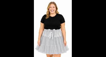 Big size petticoat grijs XXXL