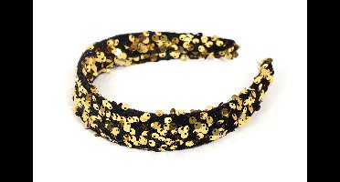 Haarband pailletten hoofdband goud