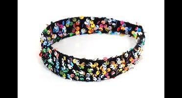 Haarband pailletten hoofdband multi