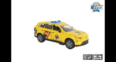 Kids Globe Ambulance Volvo EX90 die cast licht geluid pull back 13,5cm