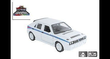 Welly lancia delta martini die cast pull back 12 cm