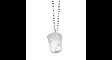 LED ketting shotglaasje wit