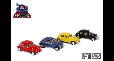 Die cast pull back classical beetle