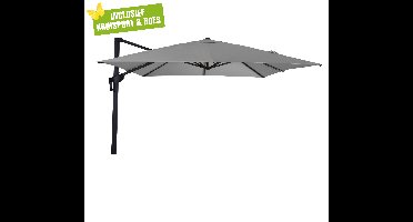 Libra zweefparasol 2,5x2,5 antraciet