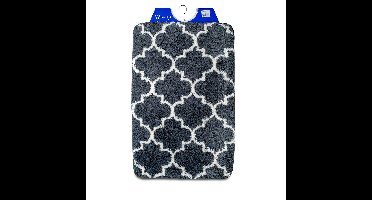 Wictotex badmat 60x90 cm antraciet marseille